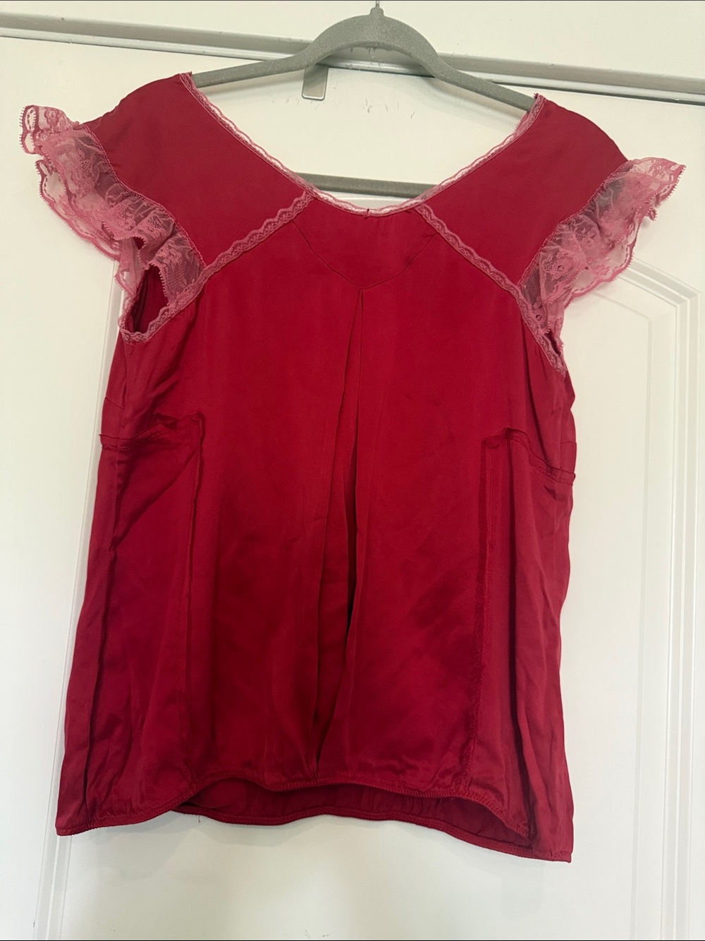Vintage 100% silk Free People top - Picture 7 of 7